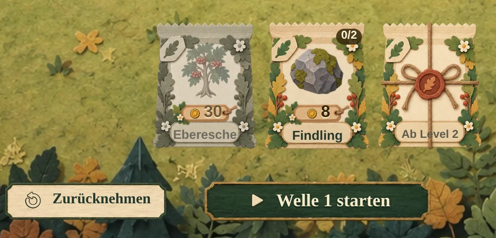 Dieselbe Stelle mit der Fassung von heute: links neben „Welle 1 starten“ steht „Zurücknehmen“